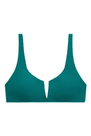 Bikinitop - Donkergroen