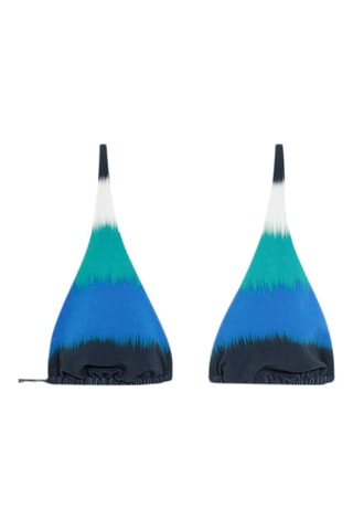 Bikinitop - Turquoise en Lichtgroen