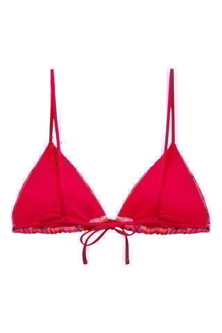 Bikinitop - Koraalrood