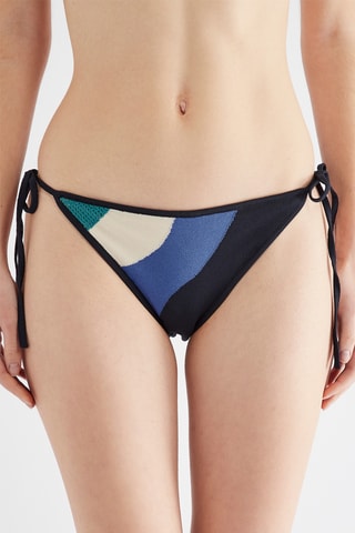 Bikinibroekje - Zwart en Blauw