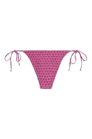 Bas de maillot - Fuchsia et blanc