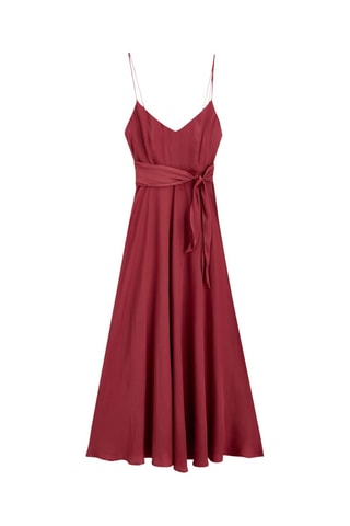 Lange Jurk - Bordeauxrood