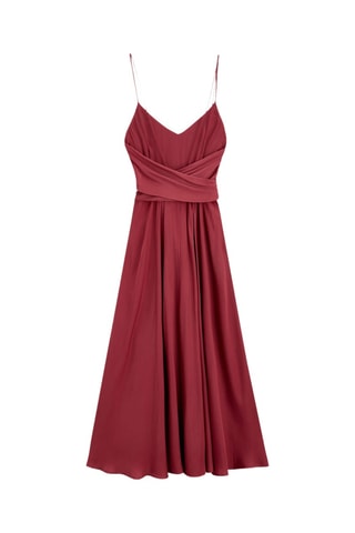 Lange Jurk - Bordeauxrood