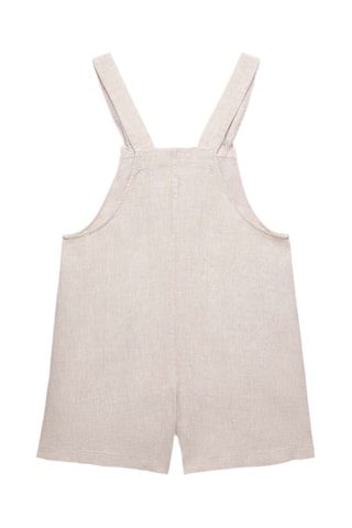 Linnen Tuinshort - Beige