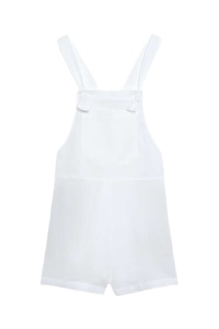 Linnen Tuinshort - Wit