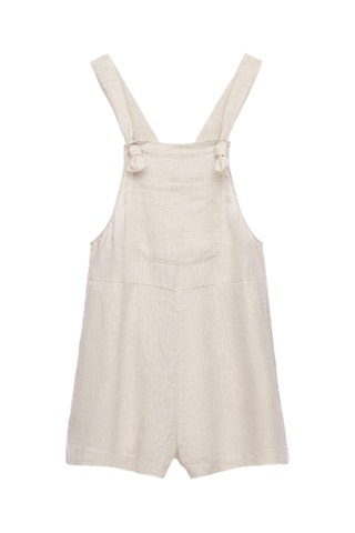 Linnen Tuinshort - Beige