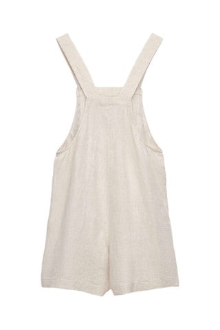 Linnen Tuinshort - Beige