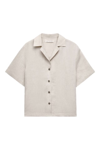 Chemisier en lin - Beige