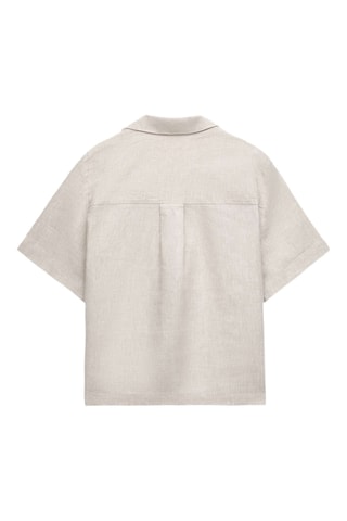 Chemisier en lin - Beige