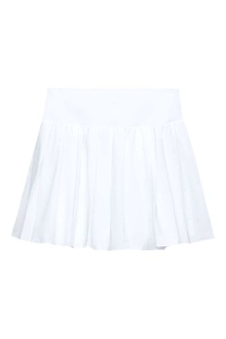 Minijupe plissée - Blanc