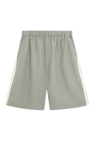 Linnen Short - Kaki