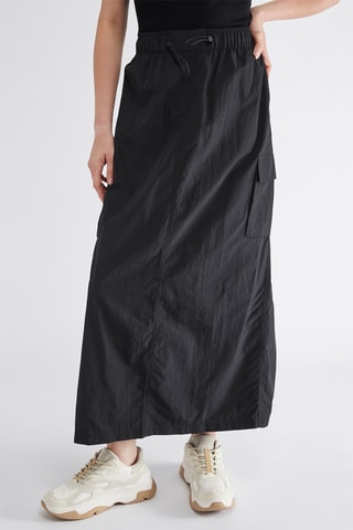 Lange Rok Hoge Taille - Zwart