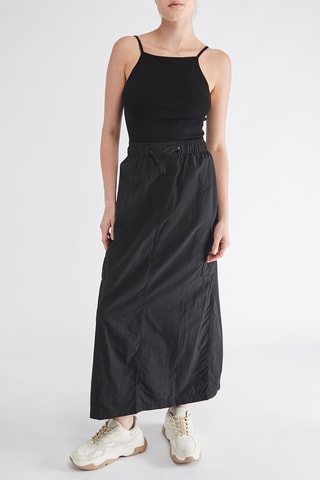 Lange Rok Hoge Taille - Zwart