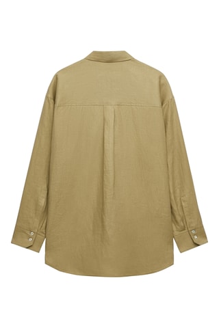 Linnen Overhemd - Kaki