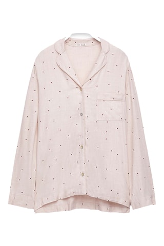 Pyjamablouse 6 Beige