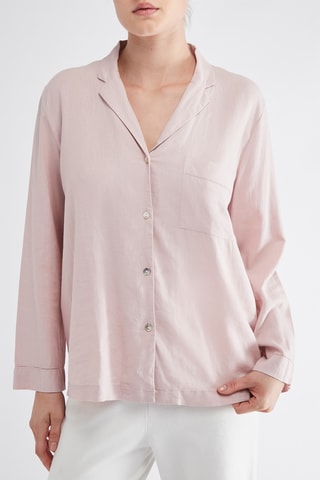 Linnen Pyjamablouse - Roze