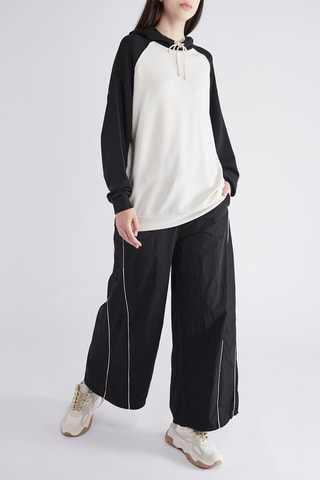 Sweater met Capuchon - Zwart