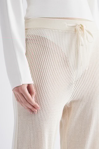 Broek Hoge Taille - Ecru