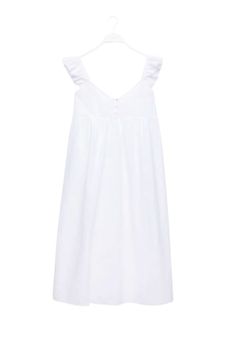 Mouwloos nachthemd - Wit