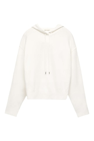 Sweater met Capuchon - Ecru