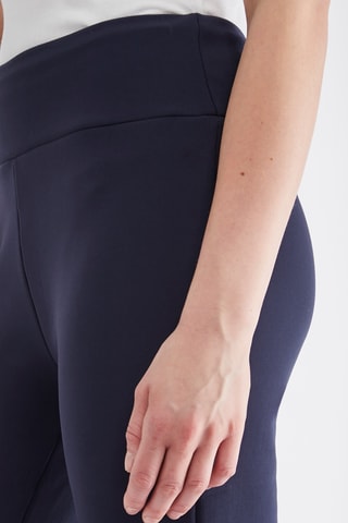 Broek Hoge Taille - Marineblauw