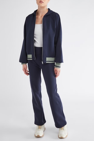 Broek Hoge Taille - Marineblauw