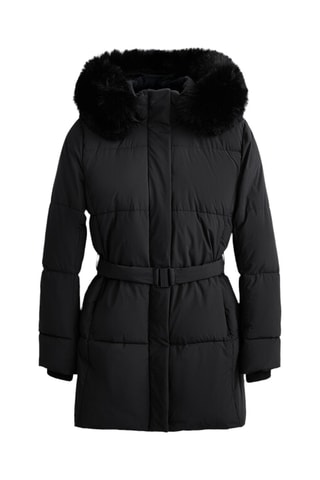 Gewatteerde Jas - Zwart