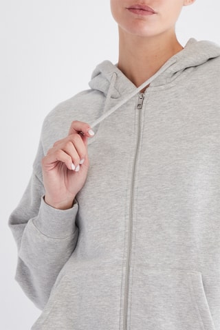 Sweater met Capuchon - Lichtgrijs