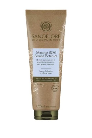 Masque apaisant hydratation vegan bio SOS Aciana Botanica - Peaux sensibles et réactives - 75 ml