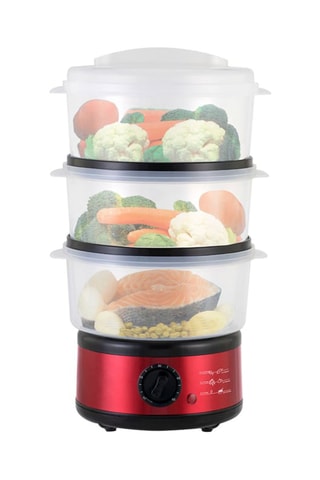 Cuiseur vapeur 3 paniers - 7,5 l