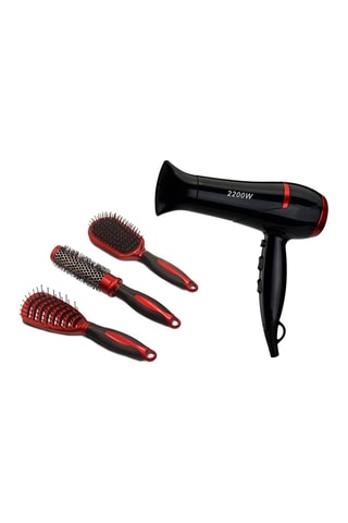 Ensemble sèche cheveux et brosse Pro