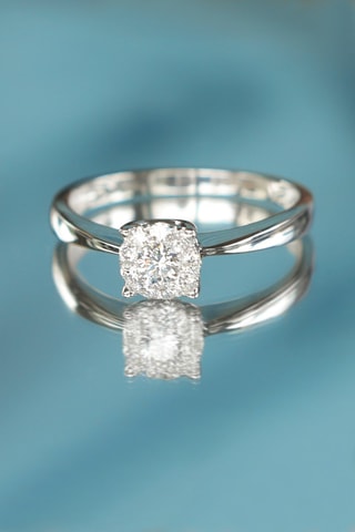 Verlovingsring Brillant Luciana Witgoud en Diamanten