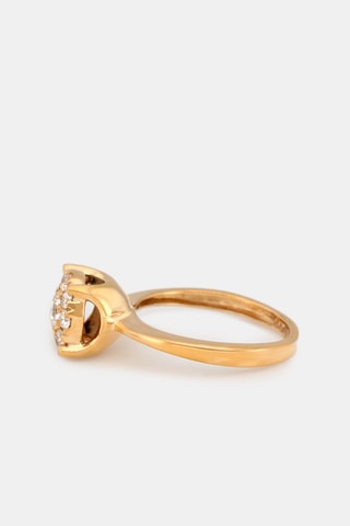 Anillo Brillant Luciana - Oro amarillo y diamantes