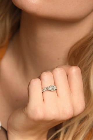 Ring Malika - Witgoud en Diamanten