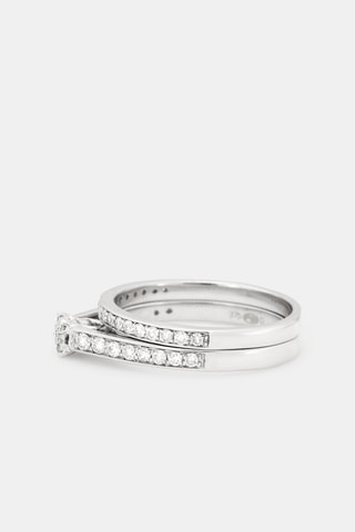 Bague Amour éclatant - Or blanc et diamants 