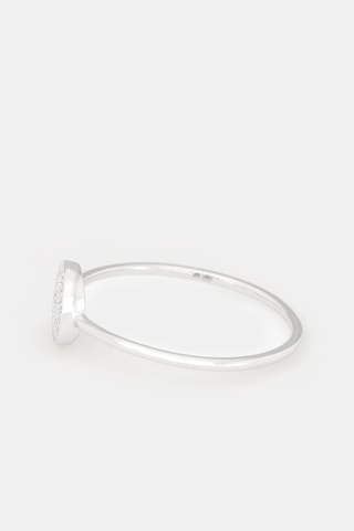 Bague Rond Tendresse - Or blanc et diamants