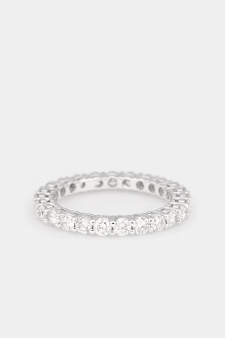 Trouwring Tour Complet Forever Witgoud en Diamanten