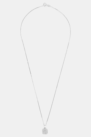 Pendentif Miroir - Or blanc et diamants