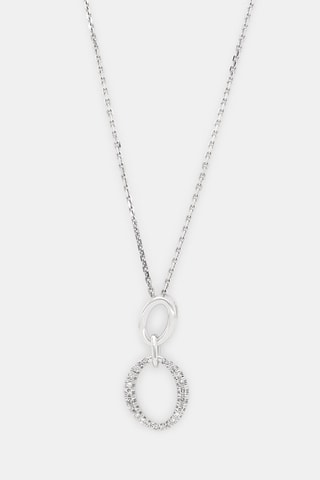 Pendentif Loretta - Or blanc et diamants