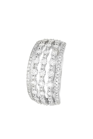 Bague Hanane - Or blanc