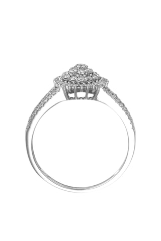 Bague Zinnia - Or blanc