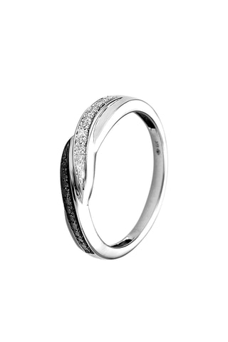 Bague Evana - Or blanc et zircons