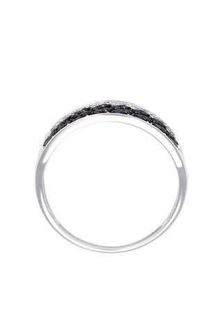 Bague Ophélie - Or blanc et saphirs