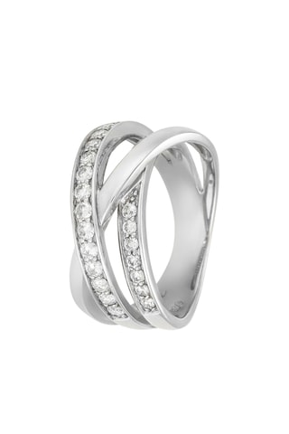 Bague Bel Entrelac - Or blanc