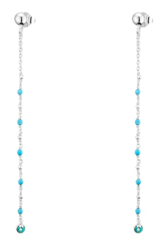 Boucles d’oreilles - Argent et turquoises