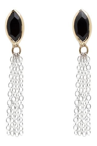 Boucles d’oreilles - Argent et onyx