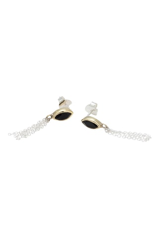 Boucles d’oreilles - Argent et onyx