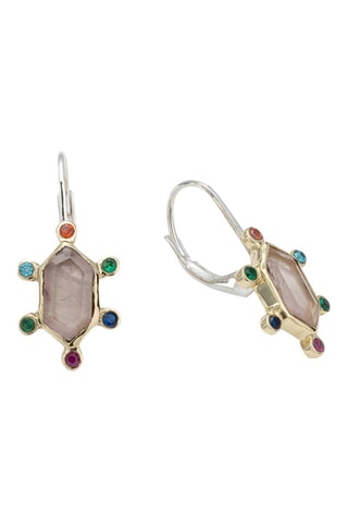 Boucles d’oreilles - Argent et quartz