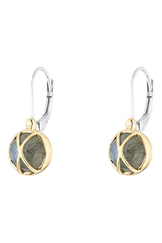 Boucles d’oreilles - Argent et labradorite