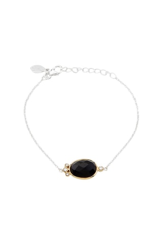 Bracelet - Argent et onyx
